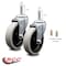 Service Caster Rubbermaid Janitor Cleaning Cart Front Casters with Socket, 2PK RUB-SCC-GR05S410-TPRS-716138-X701-2 - alternate 3